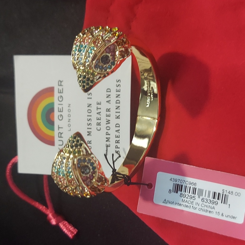 KURT GEIGER LONDON EAGLE CUFF HINGE BRACELET
